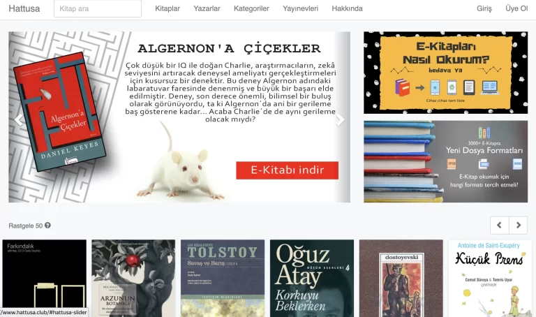 Hattusa.club Nedir? Türkçe E-Kitap Arşivi ve Kitap Paylaşım Ağı